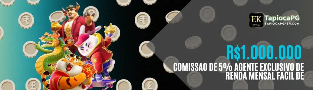 Banner de promoção do TapiocaPG Cassino