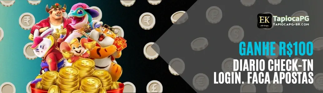 Banner de promoção do TapiocaPG Cassino.