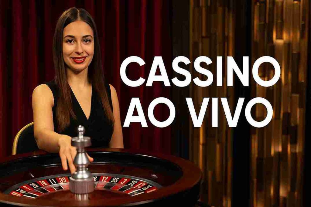 Jogador interagindo em cassino ao vivo no TapiocaPG